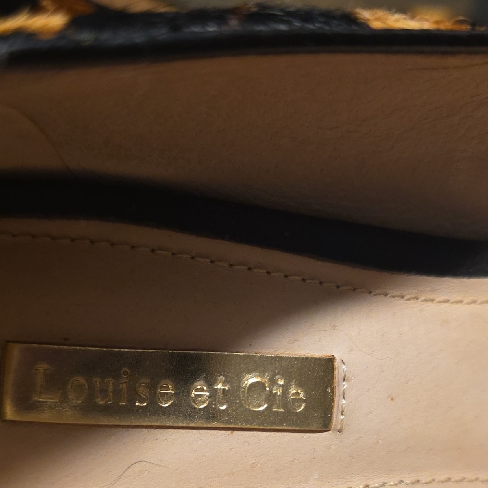 Louise et Cie Leopard Real Cow Hair Fur Heels - Picture 7 of 11